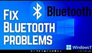 How To FIX Bluetooth Device Not Working On Windows 11