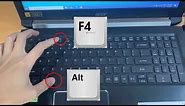 How to restart Acer laptop using keyboard