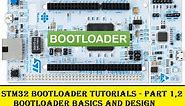 STM32F7 (Cortex M7) Bootloader Tutorial Part 1 & 2 - Bootloader Introduction and Design for STM32