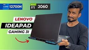 Lenovo Ideapad Gaming 3i 2022 i7 12700H RTX 3060 Review Unboxing