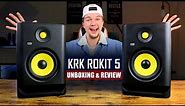 These Studio Monitors are ALMOST PERFECT!! || KRK Rokit 5 G4 Studio Monitor (Unboxing & Review)