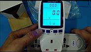 Plug Socket Digital Wattmeter Power Consumption Watt Energy Meter KWh AC 230V - Unboxing & Testing