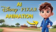 How to Make AI Generated Disney Pixar Animations FOR FREE!