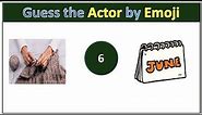 Can you Guess the Actor by Emoji || Emoji Challenge ||
