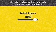 The GMAT Focus Edition Scores and Percentiles