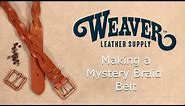 Making a Mystery Braid Leather Belt