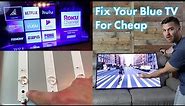Fix a Blue Flat Screen TV Cheap