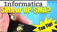 SMA / Reverse-Polarity RP-SMA RF Connector Differences Explained Electronics Tutorial Banggood Parts