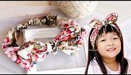 DIY Cotton Headband Tutorial - How To Make A Headband Out Of Fabric