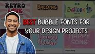 How to Find and Download the Best Bubble Fonts for Your Design Projects *With Link Download *