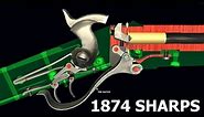 How a 1874 Sharps Buffalo Rifle Works | World of Guns | Operation and Field Strip