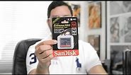 SanDisk Extreme Pro Compact flash card