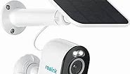 REOLINK 5Ghz Security Cameras Outdoor Wireless WiFi, Argus 3 Pro+Solar Panel with 5MP Color Night Vision, 2.4/5Ghz WiFi, Non-Stop Solar Powered, Human/Vehicle Detection, No Hub Needed