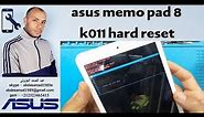 How to Hard Reset asus memo pad 8 ME181C k011 hard reset