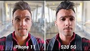 Samsung Galaxy S20 5G vs iPhone 11 Camera Comparison Test!