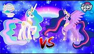 🦄My Little Pony Grown up 👑 Twilight sparkle vs Princess Celestia 🦄 👉@sweetponylife