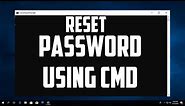 How to Reset Windows 7 Password Using Command Prompt
