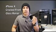 Apple iPhone X Cracked Screen Repair/Replacement Teardown (Front Glass Only)