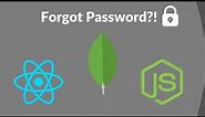 Forgot Password Feature using React Native, Node, and MongoDB