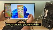 Take Full Control of Your Android Phone Using USB Cable