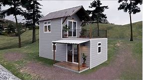 Two Storey Tiny House ( 3.5 x 8 Meters )