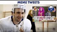 "Can You Send That To Me?" | Buffalo Sabres Players Rate Fan-Made Memes