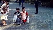 Japanese kids dressed in traditional kimonos - very cute!!!