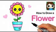 How to Draw a Flower Easy and Cute