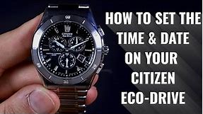 How to Set Your Citizen Eco-Drive
