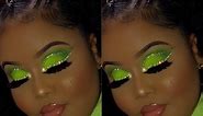 Neon Green Glitter Makeup Tutorial | Maquillaje Verde Neon
