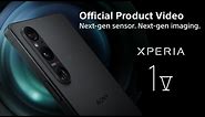 Xperia 1 V | Official Product Video - Next-gen sensor. Next-gen imaging.​