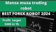 Mansa Musa Robot 2.0 Mastery: Watch Me Turn Losses into $200 Profit LIVE - Best of 2024
