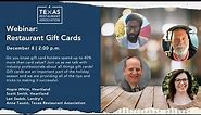 Webinar: Restaurant Gift Cards