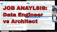 Job Analysis: Data Architect or Data Engineer which one is best?