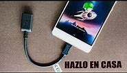 COMO HACER UN CABLE USB OTG( TIPO C )