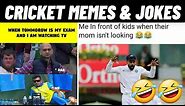 🤣 25 Funny Cricket Memes & Jokes Only True Cricket Fans Will Understand 🤣 | Funny Memes On Cricket