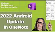 OneNote for Android Phone - big update to the app! | OneNote mobile | Quick Capture