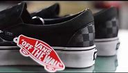 Vans Checkerboard Classic Slip-On Black