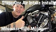 Harley Stage-One-Air-Intake Milwaukee-Eight Touring | How to Install-DIY