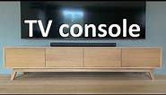 Mid-Century Modern TV Console | DIY