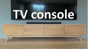 Mid-Century Modern TV Console | DIY