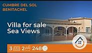 Villa for sale, sea views, private pool, Cumbre del Sol, Spain