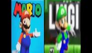 Super Mario on the PS4 and Super Luigi on the XBOX ONE Meme