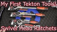 Tekton 91804 3 Piece Swivel Head Ratchet Set
