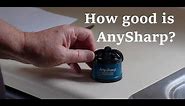 Review of the AnySharp knife sharpener