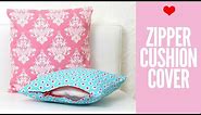 Zippered Cushion Covers for Beginners | Easy Tutorial