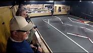 Losi mini B carpet racing at Goldstar Hobbies and raceway 1st real race with Shaun Solo