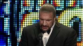 Triple H inducts his best friend Shawn Michaels into the