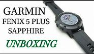 Garmin Fenix 5 Plus Sapphire Unboxing HD (010-01988-01)