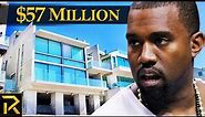 Inside Kanye's Ultra-Modern $57 Million Malibu Mansion